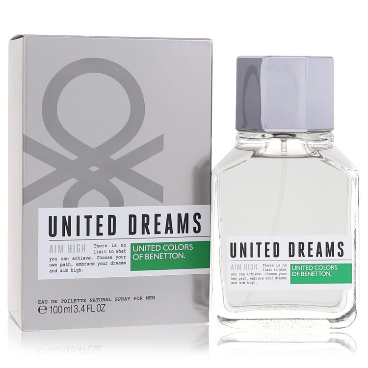 United Dreams Aim High by Benetton Eau De Toilette Spray 3.4 oz for Men