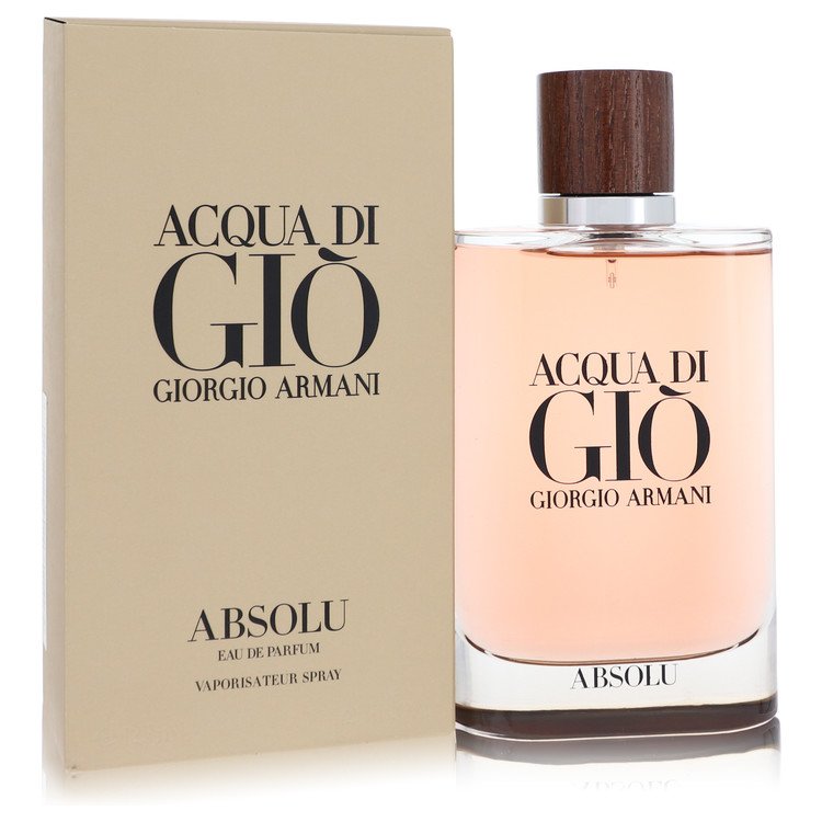 Acqua Di Gio Absolu by Giorgio Armani Eau De Parfum Spray 4.2 oz for Men